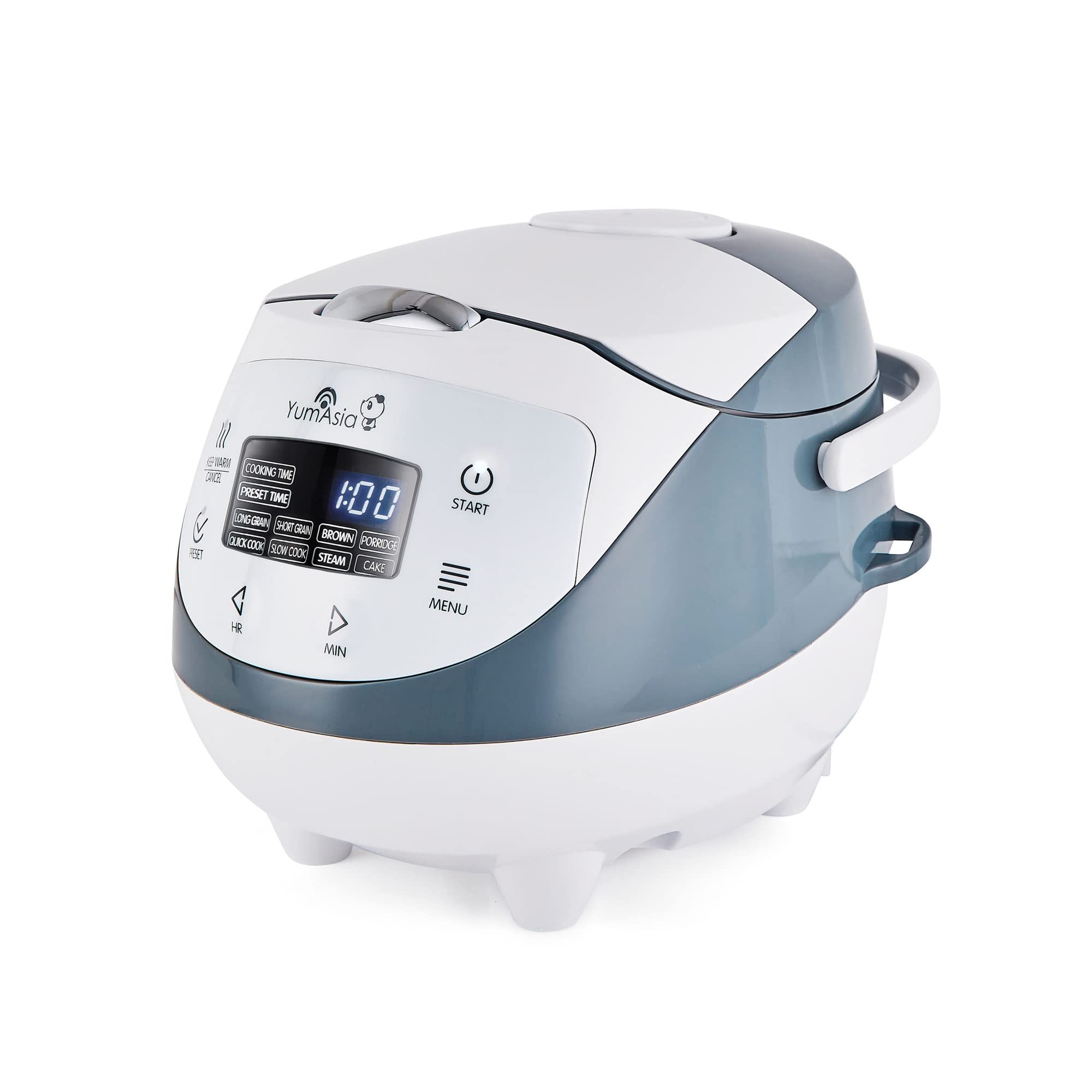 Yum Asia Panda Mini-Reiskocher 3,5 Tassen – Fuzzy Logic mit Ninja-Keramikschüssel