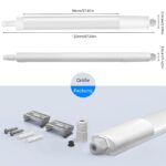 Peasur LED Feuchtraumleuchte 120cm, 36W, 3960lm – 3 Farbtemperaturen, IP65 Schutzklasse – Bild 6