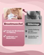 Oiomniv Milchauffangschalen 70 ml – BPA-freie Brustschalen mit 20 Muttermilchbeutel für stillende Mütter – Bild 7