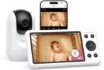 Momcozy BM04 Smart WLAN Babyphone mit Kamera – 1080P Monitor mit Bewegungserkennung