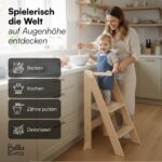 Bellabino Tay Lernturm ab 1 Jahr – Höhenverstellbar, klappbar, Montessori Holzturm – Bild 8