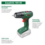 Bosch Akkuschrauber EasyDrill 18V-40 – Profi-Bohrschrauber für Holz, Metall & Kunststoff – Bild 3