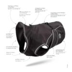 HUNTER Uppsala Softshell Hundemantel Größe 40 – Winddicht & wasserabweisend für aktive Hunde – Bild 2