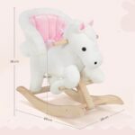 WOLTU Schaukelpferd mit Soundfunktion – Motorik-Spielzeug für Babys 18-36 Monate – Bild 3