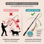 HUND IST KÖNIG® Hunde-Reizangel mit 2 Seilen & eBook – Robuste Teleskopstange für alle Grössen – Bild 8