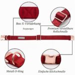 Lionet Paws Hundehalsband mit Fliege – Elegantes Seidenhalsband für grosse Hunde (40-60 cm) – Bild 2