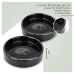 WILDLIFE HOME Igel Futterstation 2er Set – Wetterfeste Keramik Futter- & Trinkschale – Bild 6