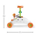 Fisher-Price 2-seitiger Panda-Lauflernwagen – Mehrsprachiges Lernspielzeug ab 6 Monaten – Bild 2