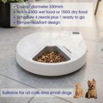 Cat Mate C500 Futterautomat mit 5 Näpfen & Digitaltimer – Automatische Fütterung für Katzen – Bild 11