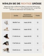Favodormir Orthopädisches Hundebett XXL 119x73cm – Wasserdicht & Waschbar für Grosse Hunde – Bild 7