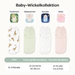 Momcozy Pucksack Baby 0-3 Monate Bambus 2er Pack – Geborgenheit & einfaches Wickeln – Bild 9