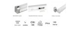 Kwazar Luminaire LED-Spiegelleuchte 12W – Badezimmer Wandleuchte mit Schalter & IP44 – Bild 9