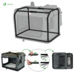 VOUNOT® Hundebox faltbar M (60x44x44cm) – Transportbox für Hunde & Katzen mit Oxford-Gewebe – Bild 7