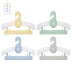 JSF Mitwachsende Kinderbügel Set 20er – Verstellbar 29-37 cm für Babys & Kinder