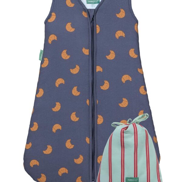 molis & co Baby Schlafsack 2.5 TOG – Ganzjahres Babyschlafsack aus Bio-Baumwolle für 6–18 Monate