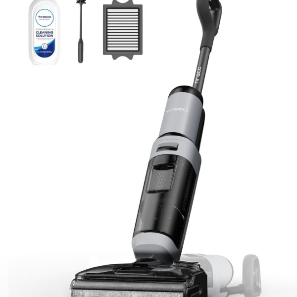 Tineco FLOOR ONE i5 Stretch – 2-in-1 Nass-Trockensauger mit 20kPa Saugkraft für Haushalte