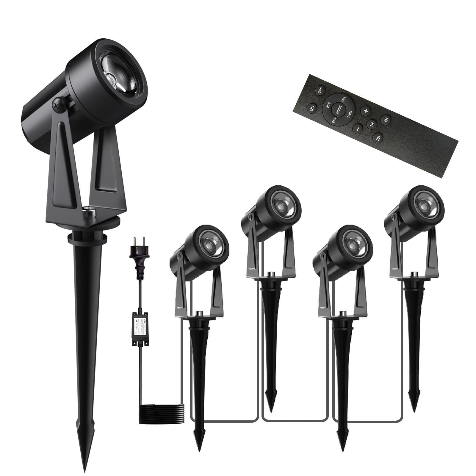 GLOBELIT 17m LED-Gartenleuchte 27V mit Fernbedienung – Dimmbar & IP65 wasserdicht