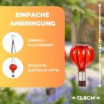 Festive Lights 44cm Heissluftballon Solar-Gartenleuchte – Warmweisse LED-Laterne für Aussen – Bild 3