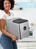 NORTHCLAN Eiswürfelmaschine 14kg – 9 Eiswürfel in 6 Min, leise & energieeffizient – Bild 7
