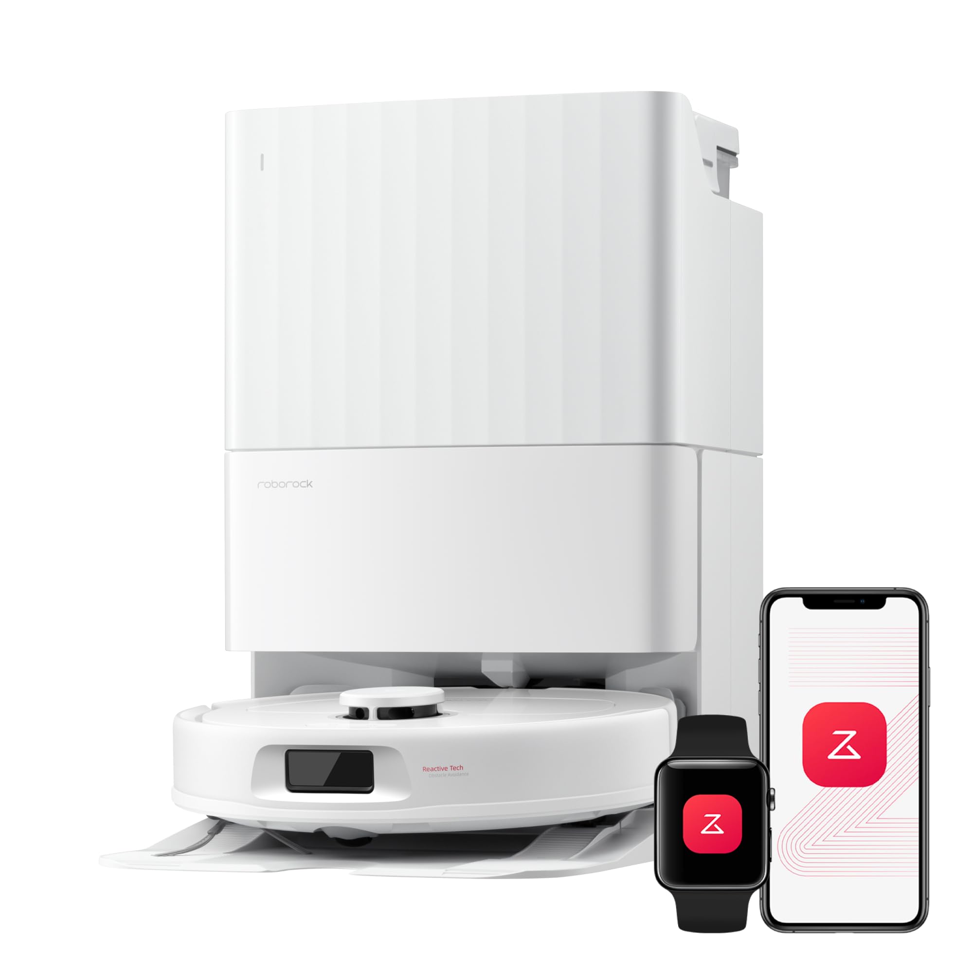 roborock Qrevo S Pro Saugroboter mit Wischfunktion – 18.500 Pa Saugkraft & 75°C Heisswater-Reinigung