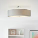 Lightbox LED Deckenlampe Ø 60 cm mit Textilschirm – Blendfreies Licht für Wohnzimmer & Schlafzimmer