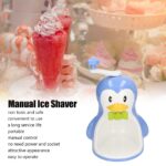 WPKD BLUEIY Pinguin-Eismaschine – Manuelle Schneekegelmaschine mit Auffangbehälter – Bild 3