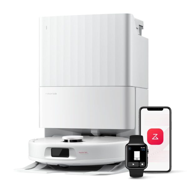 roborock QV 35A Saugroboter mit Wischfunktion – 8.000 Pa Saugkraft & All-in-One-Dock