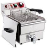 Beeketal BWF-101P Profi Kaltzonenfritteuse 10 Liter – Gastro Fritteuse mit Doppelheizspirale – Bild 4