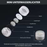 LUXJET 20er Set Mini LED Teelichter wasserdicht – Warmweiss Unterwasser Deko für Pool & Aquarium – Bild 6