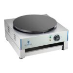 Royal Catering RCEC-3000-E Crêpes-Maker mit 40 cm Gusseisenplatte – Profi-Crêpeisen 3000 W