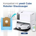 Home Times 3L Staubbeutel für yeedi Cube Saugroboter – 6er Set Ersatzteile – Bild 7