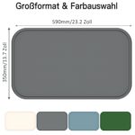 Feedoo Napfunterlage 59 x 35 cm – Rutschfeste Silikonmatte mit erhöhtem Rand für Hunde & Katzen – Bild 6