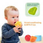 LZDMY Montessori Sortierspielzeug ab 6 Monate – Motorikspielzeug mit 12 Blöcken für Babys – Bild 4