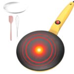 Elektrische Crêpes-Pfanne 17,8 cm mit automatischer Temperaturregelung – Antihaft-Profigerät – Bild 8