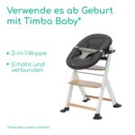 Bebeconfort Timba 2 Hochstuhl mit Kissen – Mitwachsender Holzhochstuhl ab 6 Monaten bis 110 kg – Bild 7