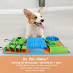 Vivifying Schnüffelteppich 66x42 cm – Interaktives Intelligenzspielzeug für Hunde – Bild 8