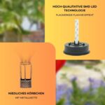 Festive Lights 44cm Heissluftballon Solar-Gartenleuchte – Warmweisse LED-Laterne für Aussen – Bild 5