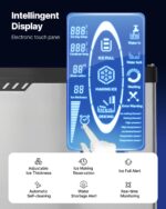 VEVOR kommerzielle Eismaschine 136 kg/Tag – Edelstahl-Eisbereiter mit Touch-Display für Gastronomie – Bild 5