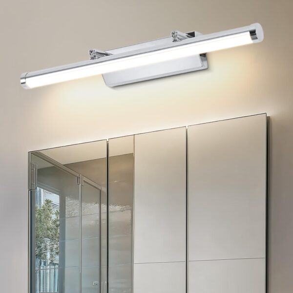 Dehobo LED Spiegelleuchte 42cm 9W – Badezimmerleuchte IP44 Neutralweiss 4000K mit Schalter