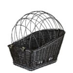 TRIXIE Fahrradkorb Weide für Hunde bis 8 kg – Sicherer Hundekorb für Gepäckträger – Bild 4