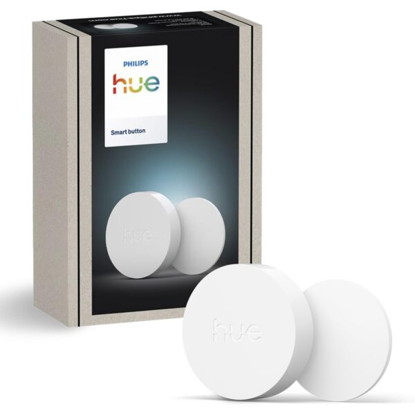 Philips Hue Smart Button – Kabelloser Lichtschalter für intelligente Lichtsteuerung