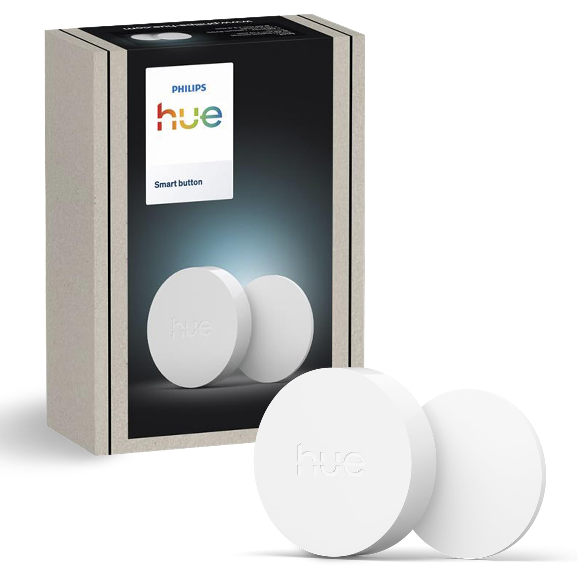 Philips Hue Smart Button – Kabelloser Lichtschalter für intelligente Lichtsteuerung