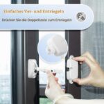SAFELON Fenstersicherheitsbegrenzer 2er Set – Kindersicheres Fensterschloss mit verstellbarer Öffnung – Bild 5