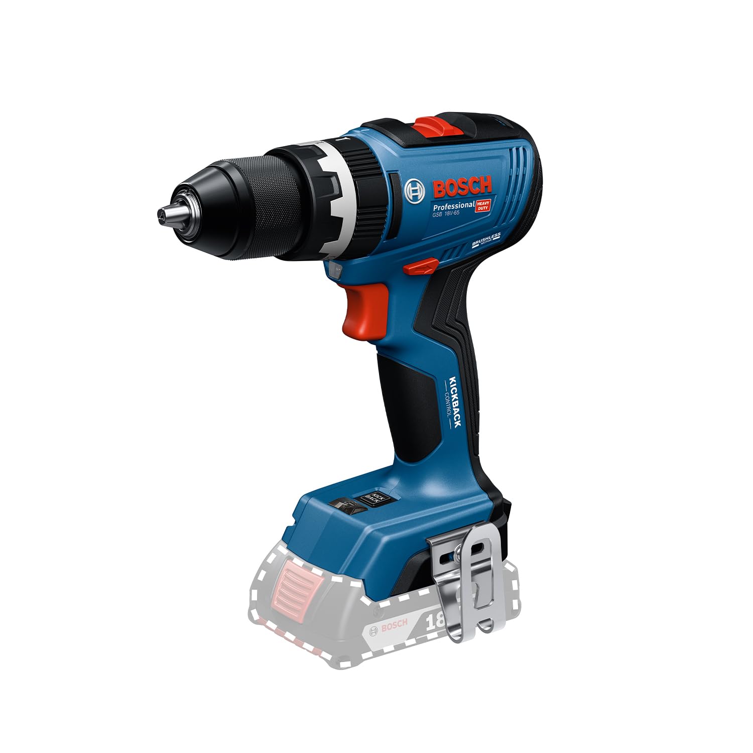 Bosch Professional GSB 18V-65 Akku-Bohrschrauber – 65 Nm Drehmoment für Profis