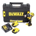 DEWALT DCD791P2 18V Akku-Bohrschrauber – 70 Nm Drehmoment mit 2x5Ah Li-Ion