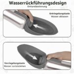 Vsshe 700 ml Hunde Trinkflasche mit Faltnapf – Auslaufsicher für Wanderungen & Camping – Bild 3