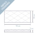 Julius Zöllner Dr. Lübbe Air Plus Wiegenmatratze 90 x 40 cm – Sichere Babymatratze mit Belüftung – Bild 2