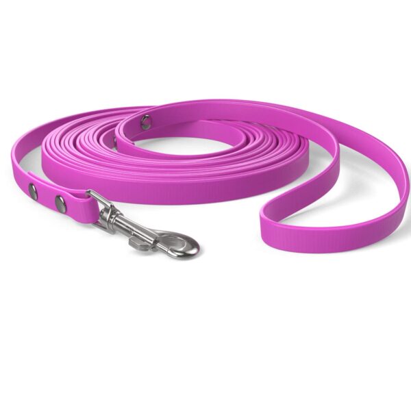 SNOOT 10m Schleppleine Magenta mit Handschlaufe – Trainings-Leine für Hunde bis 20kg