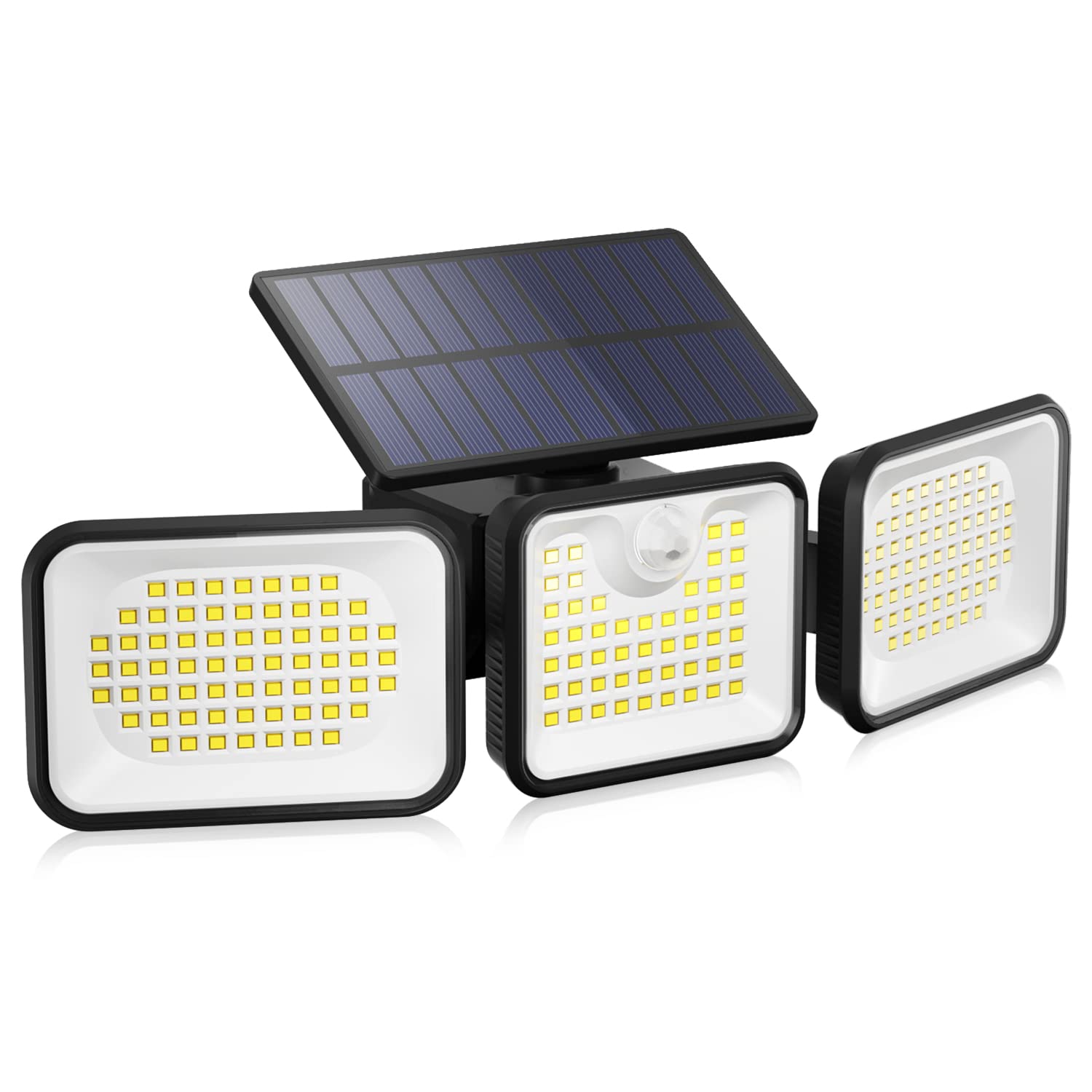 OUSFOT Solarleuchte mit Bewegungsmelder 180 LED – 360° Weitwinkel IP65 wasserdicht