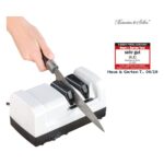 Rosenstein & Söhne Elektrischer Profi-Diamant-Messerschärfer 60 W – Grob- und Feinschliff – Bild 4